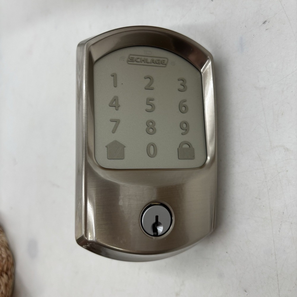Schlage Encode Smart Lock Satin Nickel Camelot Style New In Box